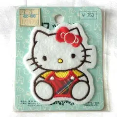 サンリオ キティ キティちゃん 1990年 ワッペン 旧ロゴ 平成レトロ