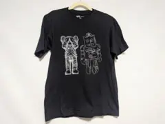 ユニクロ　UNIQLO　カウズ　ウォーホル　Tシャツ　半袖　黒　L ブラック