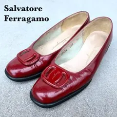 【良品】Ferragamo フェラガモ エナメル　ローファー 22.5㎝　ヴァラのサムネイル