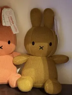 ミッフィー オーガニックコットン miffy キャメル ぬいぐるみ