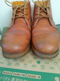 Timberlandオレンジ 本革 チャッカブーツ 75 W