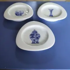 染付 豆皿 3枚セット 陶磁器のサムネイル