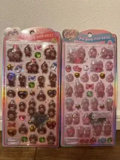 モンチッチ うるちゅるポップシール 2枚セット