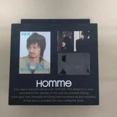 Homme HK-LAYER ナチュラルダークブラウンウィッグ #5639