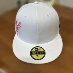 NEW ERA 59FIFTY キャップ 白 桜刺繍 7 3/8 (58.7㎝)のサムネイル