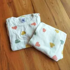 プチバトー＊6ans　ハートパジャマ