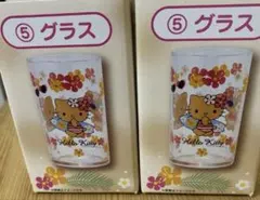 ハローキティ 日焼け 一番くじ グラス