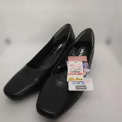 C254 CLOSSHI ここふわパンプス ブラック 25.0cmのサムネイル