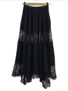 【AMERI】UNDRESSED LACE SANDWICH SKIRT