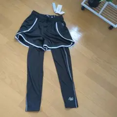 Arnold Palmer YOGA☂ ヨガパンツ短パンスカート付きMブラック