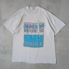 90s USA製　Dallas Alice　スーベニアTシャツ　アート　シングルのサムネイル