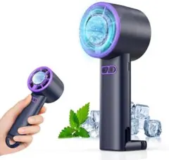 ハンディファン 強力 携帯扇風機 【2025革新型・瞬間冷却プレート】 5段階風