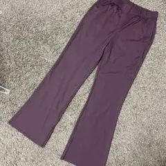 GU フレアパンツ ブラウン