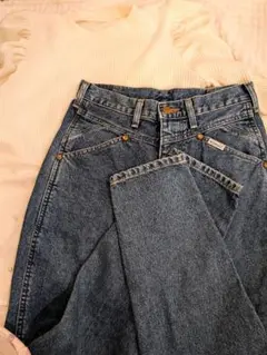 美品 WRANGLER ハイウエスト スリムテーパードデニム