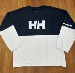 Helly Hansen 長袖Tシャツ トレーナー　紺/白　140㎝