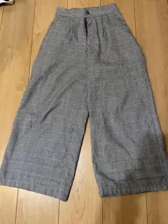 キッズ　チェックパンツ　130