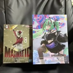 初音ミク FIGURIZMα -Punk!- フィギュア　鬼滅　童磨　２個セット