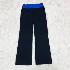 ルルレモン lululemon バイカラー ストレッチ ヨガパンツ ブラック