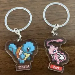 ポケモン ペットボトルチャーム　ゼニガメ＆ミュウ