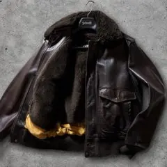【米国製】schott フライトジャケット　G-1 184SM ブラウン　40のサムネイル