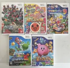 【まとめ売り】Wiiソフト 5本セット (全ソフト説明書付き)