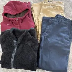 メンズ Ｌサイズ 4点まとめ売りセット 男性 冬物 紳士服 パーカー
