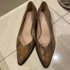 CLANEヘビ柄 ポインテッドトゥパンプスのサムネイル