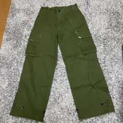 カーゴパンツ オリーブグリーン 4ポケットのサムネイル