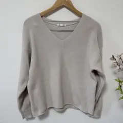 ジーユー　VネックセーターZ+E　XLサイズ