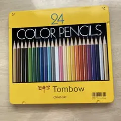 Tombow 24色 色鉛筆 CB-NQ 24C折り紙付き