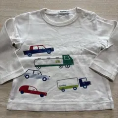 familiar 車プリント Tシャツ 90cm