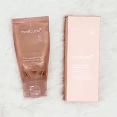 【2本セット】メディキューブ コラーゲンナイト スリーピングパック