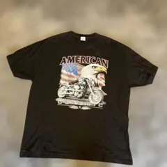 American Classic バイク柄 Tシャツ 2XL