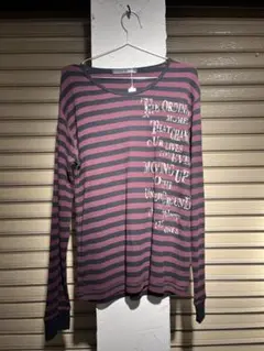Mossimo ボーダー ロングスリーブ カットソーのサムネイル