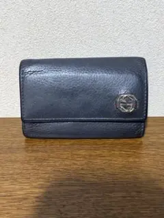 GUCCI グッチ　キーケース ブラック レザーのサムネイル