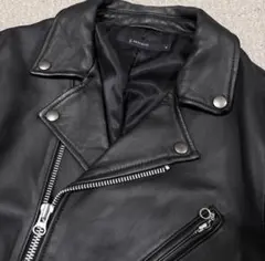 【極美品】RAGEBLUE ラムレザー　ダブルライダース　ジャケット M