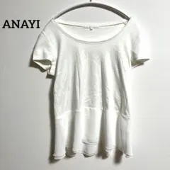 ANAYI　アナイ　半袖Tシャツ　ホワイトのサムネイル