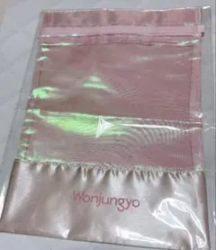 【最終価格】ウォンジョンヨWonjungyo サテンオーロラ巾着袋　ノベルティ