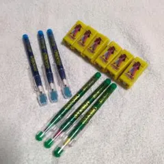 星*奨様 【新品・未使用】るろうに剣心 ロケット鉛筆・色鉛筆　ホッチキスセット