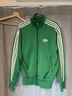 adidas グリーン ジャージ Mサイズ トラックジャケット