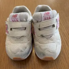 New Balance 313 ベビーシューズ ベージュ/ピンク