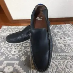 Clarks Oswick Bar ローファー ネイビー 28cm - メルカリ