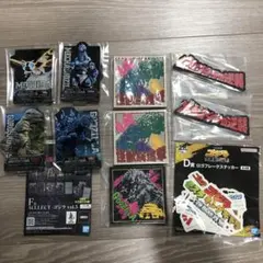一番くじゴジラ怪獣乱舞H賞　ラバー 雑貨コレクション、ACLLECT、ステッカー