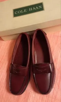 COLE HAAN ローファー バーガンディ MADE IN USA　5Mのサムネイル