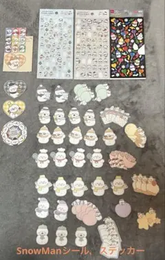 スノーマン　シール・ステッカーセット