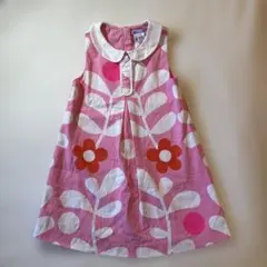 jacadi花柄ノースリーブワンピース6Ａ