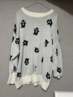 LIME, INC. ゴースト柄ニット