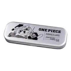 ONE PIECE ワンピース ジャンプショップ ブリキ缶ペンケース ルフィ