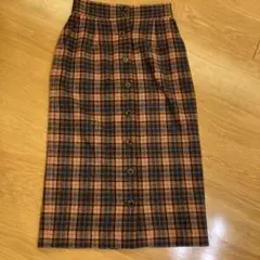 Green Label Relaxing チェック柄 タイトスカート