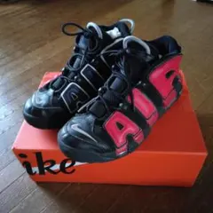 NIKE Air More Uptempo GSBlack Pink23.5cm - メルカリ
